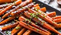 Honey Balsamic Glazed Carrots