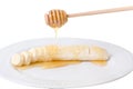 Honey On A Banana With Wood Drizzler