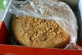 Honey cake whole in a box