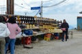 Honey and cheese stand at Prevalac on Kosovo