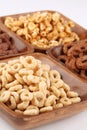 Honey and chocolate cereals Royalty Free Stock Photo