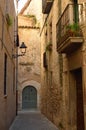 The Stone Honey Coloured Streets of Girona Spain