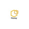 Honey comb logo vector icon concept Royalty Free Stock Photo