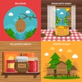 Honey Concept Icons Set