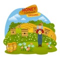Honey Concept Illustration