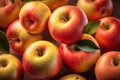 Background of Honey Crisp Apples - Ai Generative