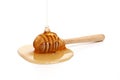 Honey dipper delicious white background closeup sweet healthy