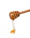 honey dipper straining honey