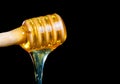 Honey dripper with fresh honey.JH Royalty Free Stock Photo
