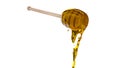 Honey dripper isolated 3D render