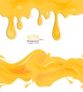 Honey drips seamless patterns and blots