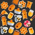 Honey flat collage