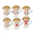 Honey fungus cartoon designs as a cute angel character