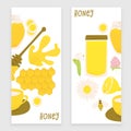 Honey and ginger design concept Royalty Free Stock Photo