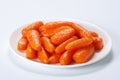 Honey glazed baby carrots