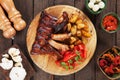 Honey glazed pork ribs Royalty Free Stock Photo