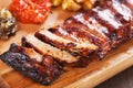 Honey glazed pork ribs Royalty Free Stock Photo