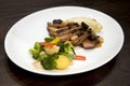 Honey glazed roasted duck breast with dried fruit