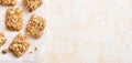 Honey granola bar Royalty Free Stock Photo