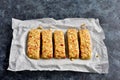 Honey granola bar Royalty Free Stock Photo