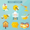 Honey icons.