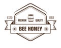 Honey isolated sketch icon, farm product and apiary