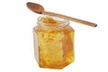 Honey jar Royalty Free Stock Photo