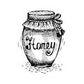 Honey Jar Illustration