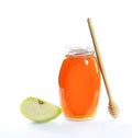 Honey jar Royalty Free Stock Photo