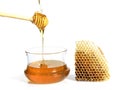 Honey jar Royalty Free Stock Photo