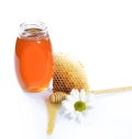 Honey jar Royalty Free Stock Photo