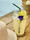 honey lemon drink Royalty Free Stock Photo