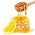 Honey and lemon Royalty Free Stock Photo