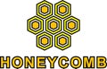 Honey logo vector illustration. Honeycomb label. Print