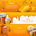 Honey or natural farm product. beekeeping or garden. Health, organic sweets, medicine illustration, agriculture. food in Royalty Free Stock Photo