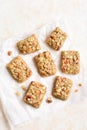 Honey granola bar Royalty Free Stock Photo