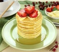 Honey Pancakes Royalty Free Stock Photo