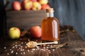 Honey with Pink Himalayan salt and Apple Cider Vinegar Royalty Free Stock Photo