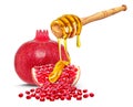 honey with pomegranate