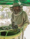 honey production and bees keeping - Beekeeping concept