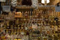 Honey Products and schnaps Store in Budapest Royalty Free Stock Photo