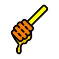 honey simple dripper icon logo