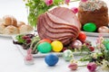 Honey Sliced Ham For Easter Royalty Free Stock Photo