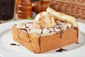 Honey toast Royalty Free Stock Photo