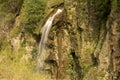 Honey waterfalls and caucasus mountains of North Caucas Royalty Free Stock Photo