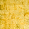 Honey yellow marble mosaic