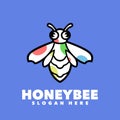 Honeybee simple Royalty Free Stock Photo