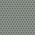 Honeycomb abstract background. Blue colors repeated hexagon tiles mosaic wallpaper. Seamless classic surface pattern Royalty Free Stock Photo