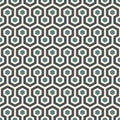 Honeycomb background. Blue colors repeated hexagon tiles wallpaper. Seamless pattern with classic geometric ornament Royalty Free Stock Photo
