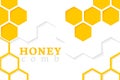 Honeycomb Background. Vector Illustration of Geometric Hexagons Royalty Free Stock Photo